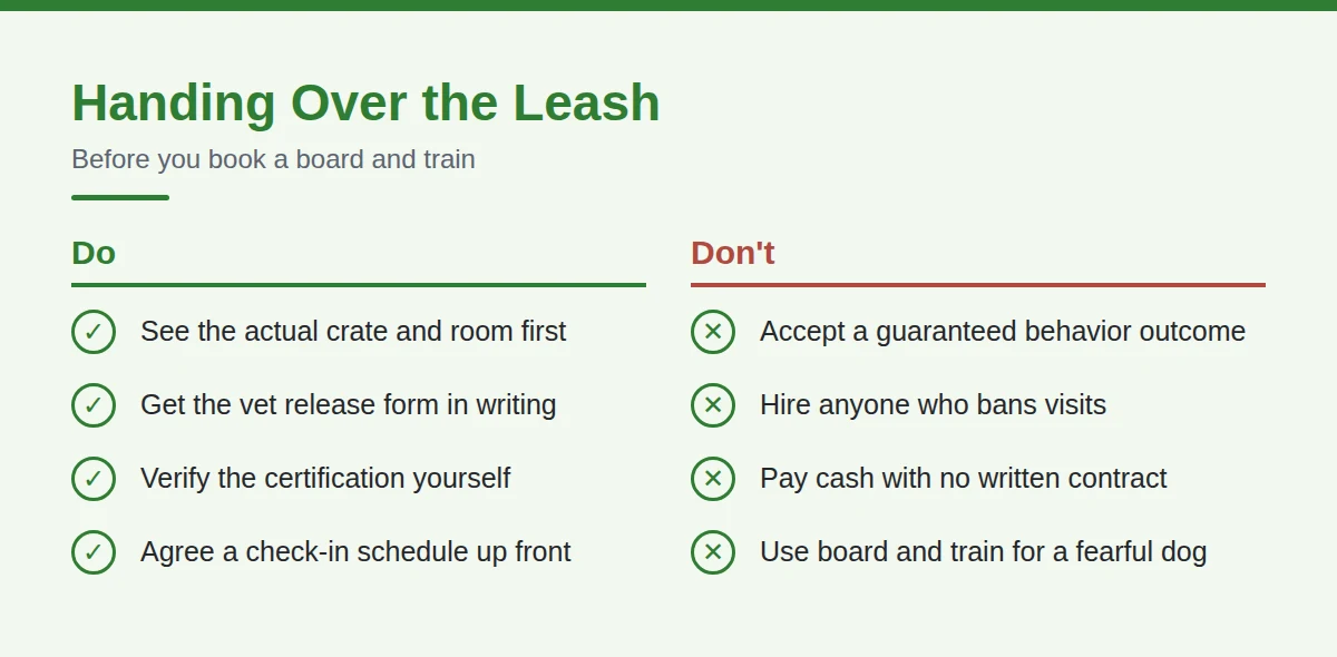 Summary card: Handing Over the Leash